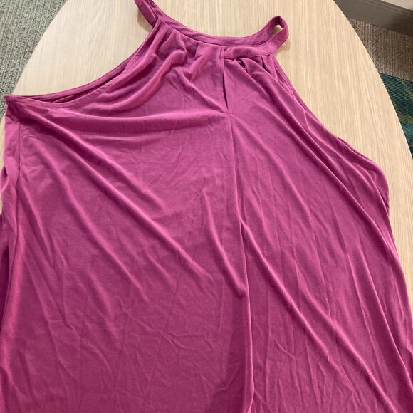 Torrid Plum Purple Sleeveless Top 4 4X Keyhole Modal Modal Blend GUC Tank Top - Picture 1 of 3